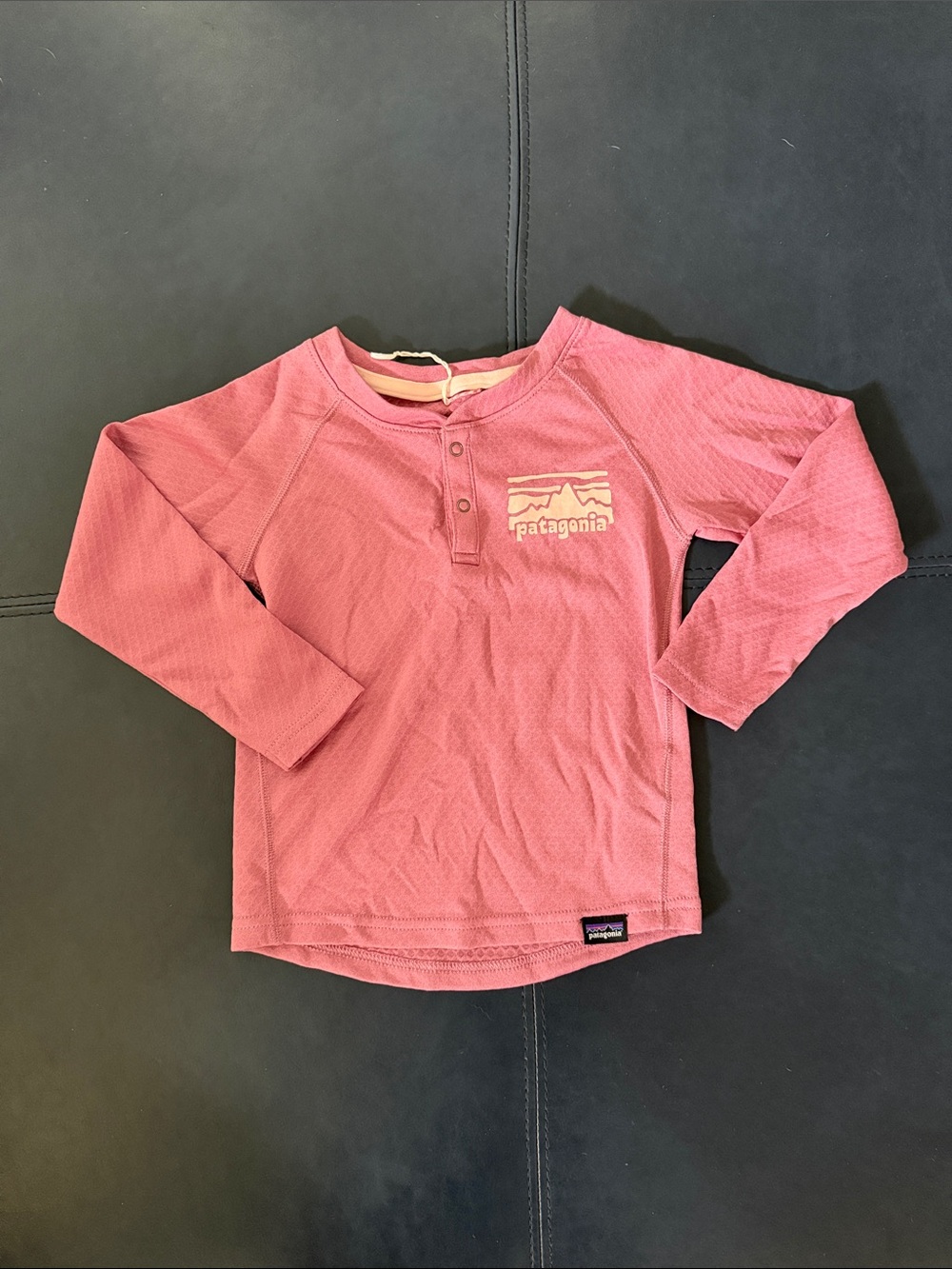 Patagonia Kids Long-Sleeve Henley Top - Rose